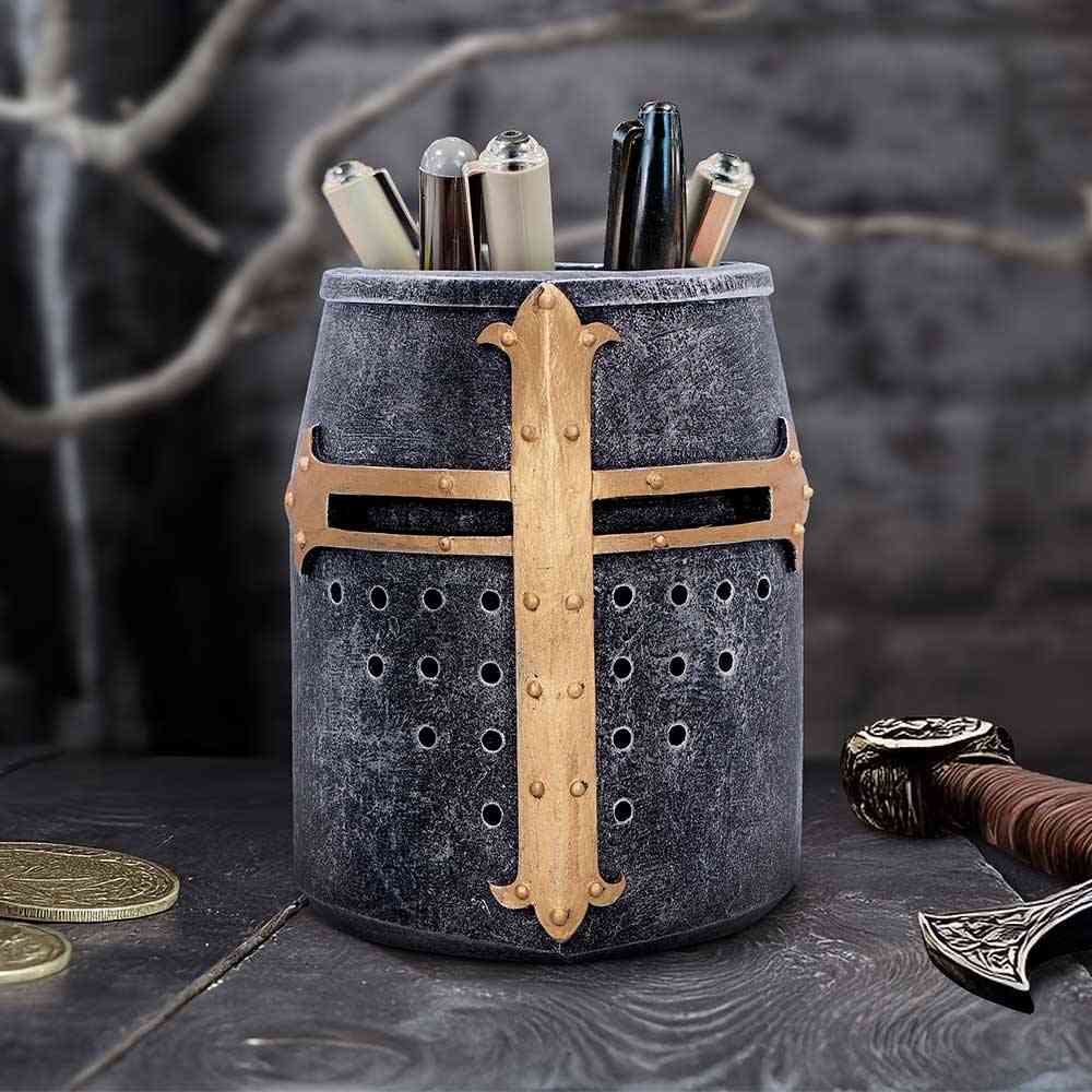 Nemesis Now - Crusaders Scribe 10cm Pot à plumes - Multicolore